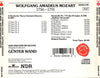 Deutsche Tänze K 600, Haffner-Serenade K 250 by Wolfgang Amadeus Mozart, NDR Sinfonieorchester, Roland Greutter, Günter Wand - CD Back Cover