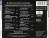 Musical Book Of Hours by Pomerium - CD Back Cover