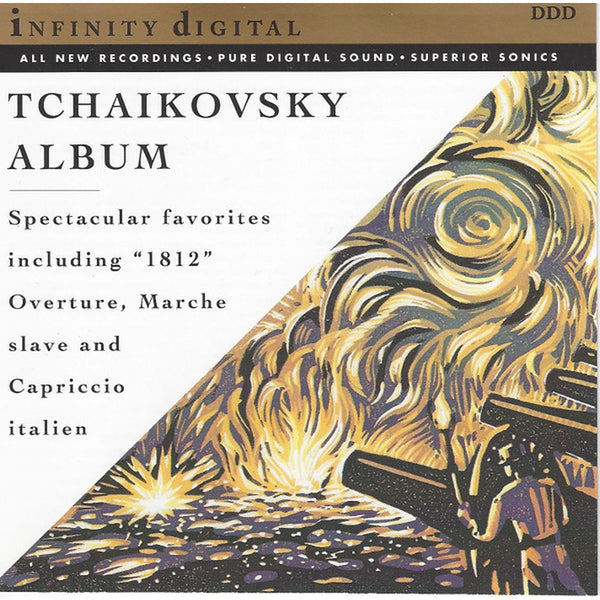 Tchaikovsky Album by Pyotr Ilyich Tchaikovsky - CD Album Cover