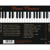 Piano Classics by Aubrey Hilliard - CD Back Cover