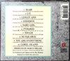 Close Up by David Sanborn - CD Back Cover