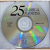 25 Classical Favorites by Various - CD Back Cover