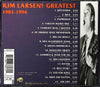 Guld & Grønne Skove by Kim Larsen - CD Back Cover