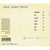 San Juan Suite by Michael Gettel - CD Back Cover