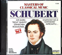 Masters of Classical Music Vol. 9 by Franz Schubert (CD)