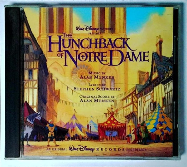 The Hunchback Of Notre Dame (An Original Walt Disney Records Soundtrack) by Alan Menken, Stephen Schwartz - CD Album Cover