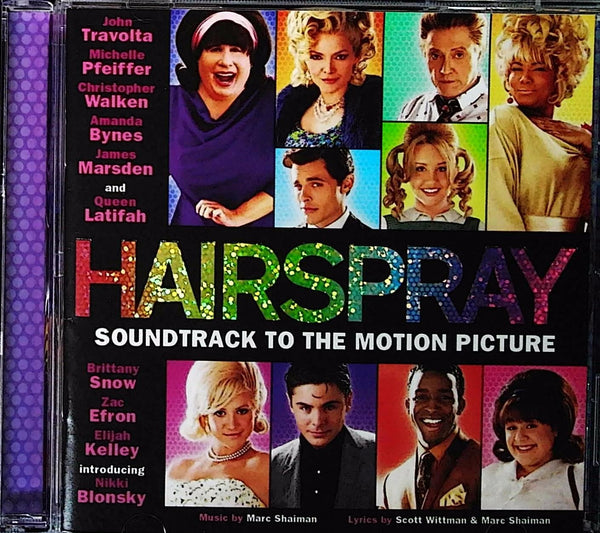 Hairspray: Soundtrack to the Motion Picture by Various Artists - CD Album Cover