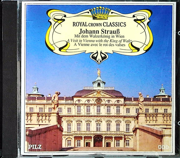 Mit dem Walzerkönig in Wien by Johann Strauß - CD Album Cover