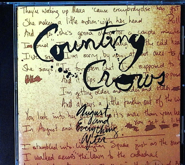 August and Everything After by Counting Crows - CD Album Cover