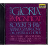Gloria / Magnificat by Antonio Vivaldi, Johann Sebastian Bach, Robert Shaw, Atlanta Symphony Orchestra, Atlanta Symphony Orchestra Chamber Chorus, Dawn Upshaw, Penelope Jensen, Marietta Simpson, David Gordon (7), William Stone (3) - CD Album Cover