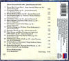 Johann Strauss II - Vienna Blood CD back cover with track list
