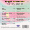 The Very Best Of Roger Whittaker by Roger Whittaker - CD Back Cover
