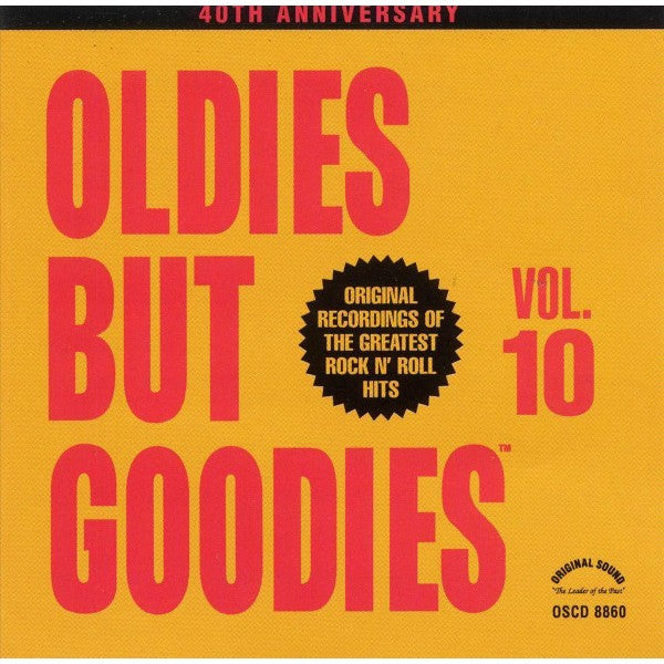 Oldies But Goodies Vol. 10 by Various - CD Album Cover