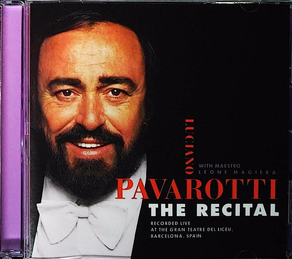 The Recital by Luciano Pavarotti - CD Album Cover