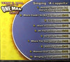 One Man Quartet Singing 'A cappella' by Terry G. Hall - CD Back Cover
