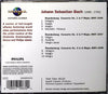 Brandenburg Concerto No. 1 in F Major by Bach - CD Back Cover