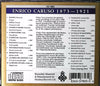 Prima Voce by Caruso - CD Back Cover