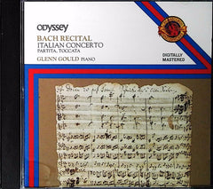Johann Sebastian Bach - Bach Recital Italian Concerto Partita, Toccata (CD) | Classical Near Mint