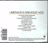Greatest Hits by Liberace - CD Back Cover