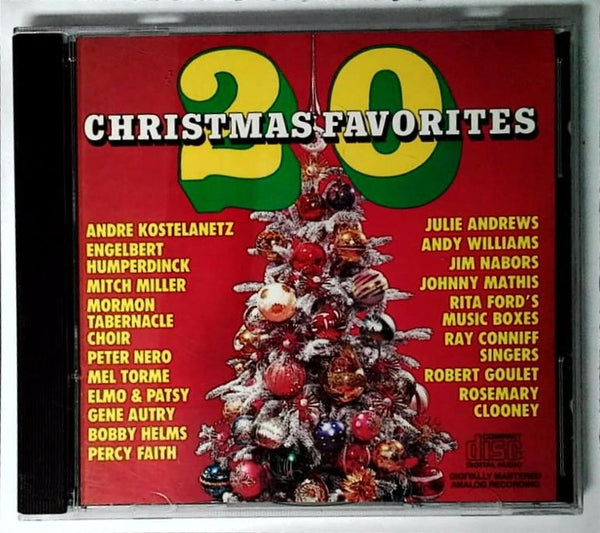 The Christmas Album: 20 Great Christmas Favorites By 20 Great Artists by Various - CD Album Cover