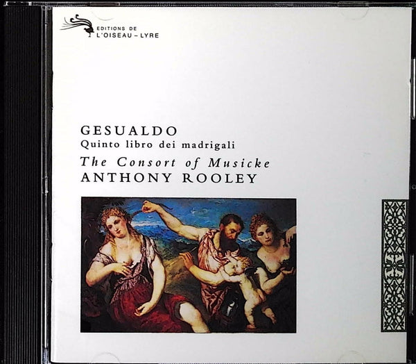 Quinto libro dei madrigali by Gesualdo - CD Album Cover