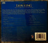 The Lion King (Original Motion Picture Soundtrack) by Various - CD Back Cover