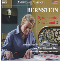 Symphonies Nos. 1 And 2 by Leonard Bernstein, Jennifer Johnson (4), Jean-Yves Thibaudet, Baltimore Symphony Orchestra, Marin Alsop (CD)