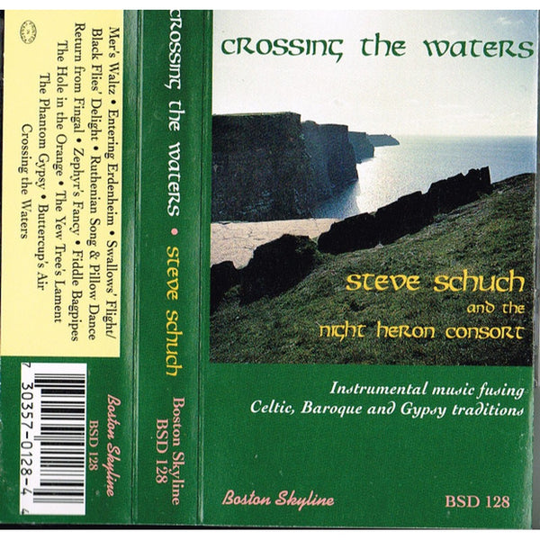 Crossing The Waters by Steve Schuch, The Night Heron Consort - CD Album Cover