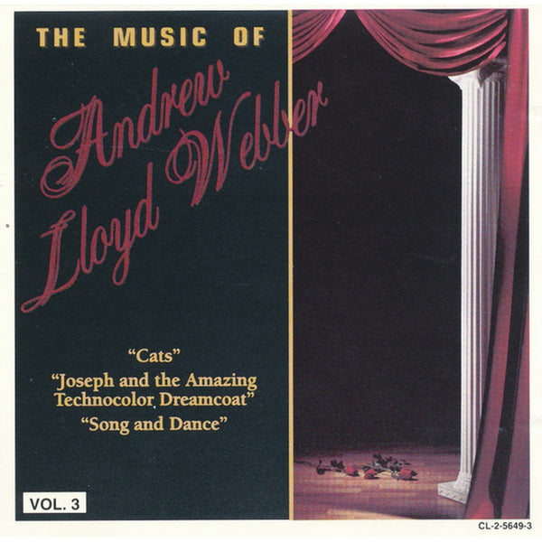 The Music Of Andrew Lloyd Webber Vol. 3 by Unknown Artist - CD Album Cover