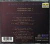 Ludwig van Beethoven - Symphonies No. 5 & No. 7 CD back cover with track list