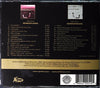 SONICFLOOd - Gold CD back cover with track list