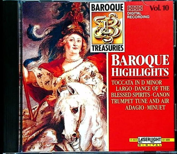 Baroque Highlights by Various - CD Album Cover