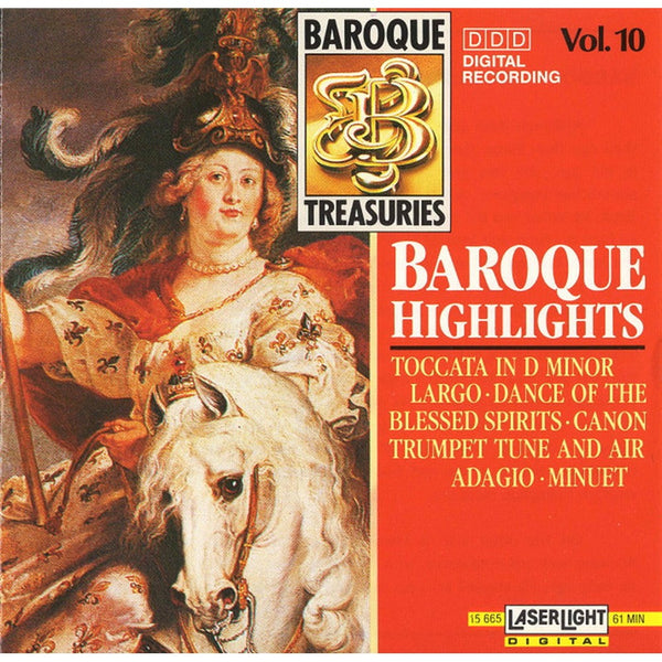 Baroque Highlights by Various - CD Album Cover