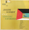 Joseph Schmidt Sings Concert Favorites, Joseph Schmidt (Vinyl)